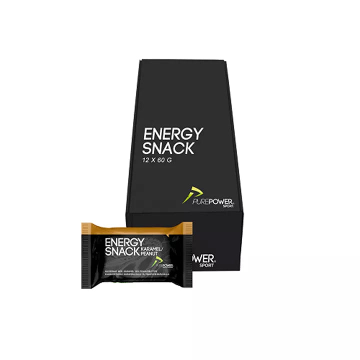 Pure Power Energy Snack Caramel/Peanut Energiereep 60g