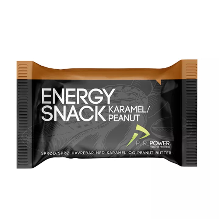 Pure Power Energy Snack Caramel/Peanut Energiereep 60g