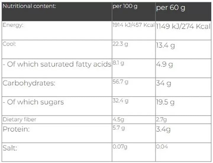 Pure Power Energy Snack Cacao Energiereep 60g