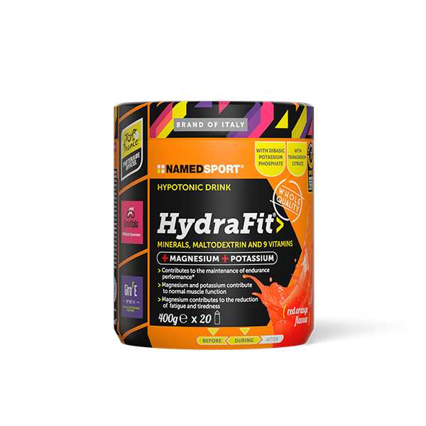 Bundelvoordeel: 4x Namedsport Hydrafit Sportdrank 400g Met Gratis Bidon