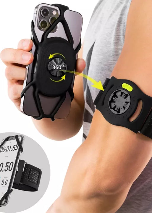 Bone Collection Run Run+Bike Tie Connect Kit G hardloop/bike armband voor smartphone