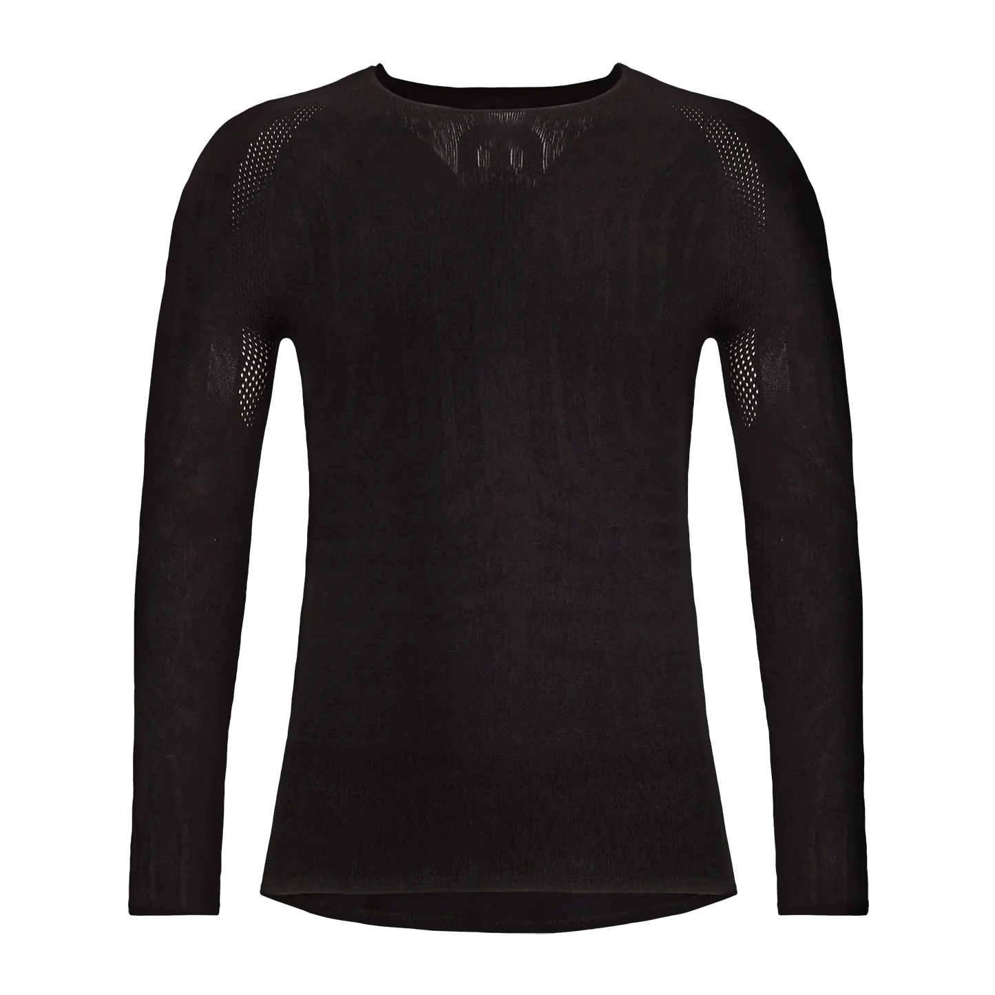 Megmeister Drynamo Crew Eco Merino BC57 Lange Mouwen Ondershirt Heren Zwart