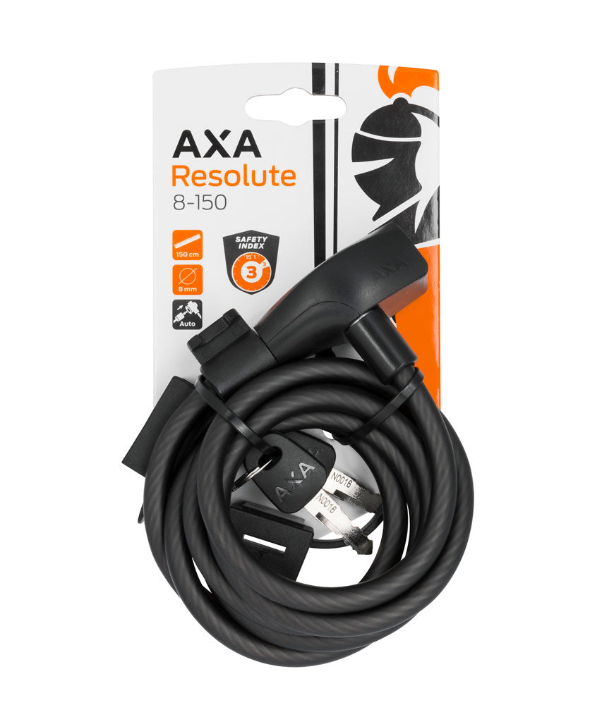 AXA Resolute Kabelslot 150 cm lang 8 mm dik