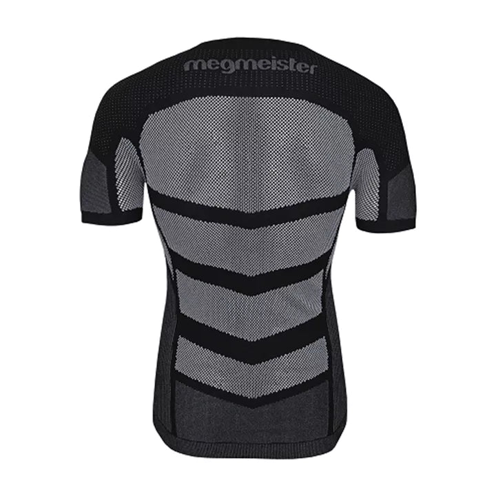 Megmeister Korte Mouwen Ondershirt  Heren Zwart