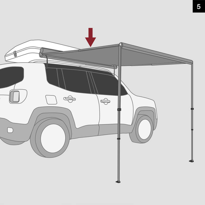 Autohome Rolling Top Shell Medium voor Maggiolina
